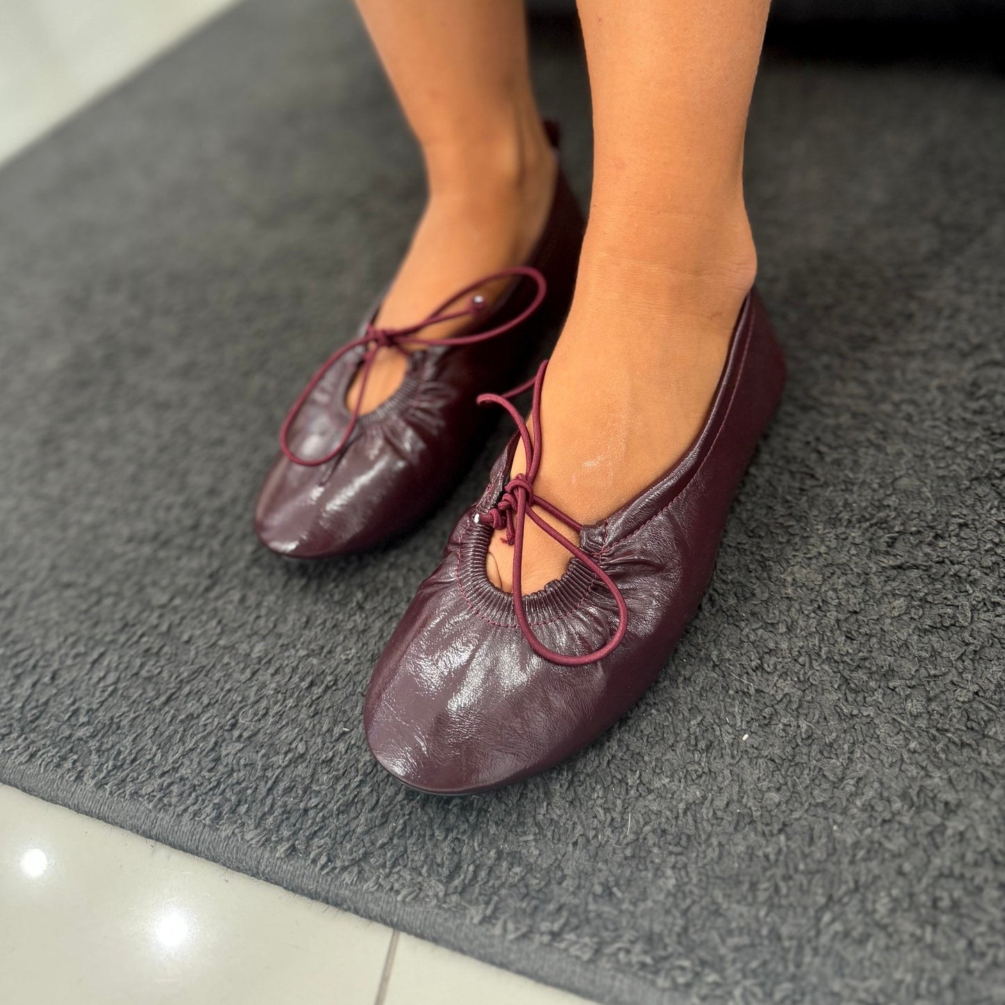 Ballerina Candida Bordeaux