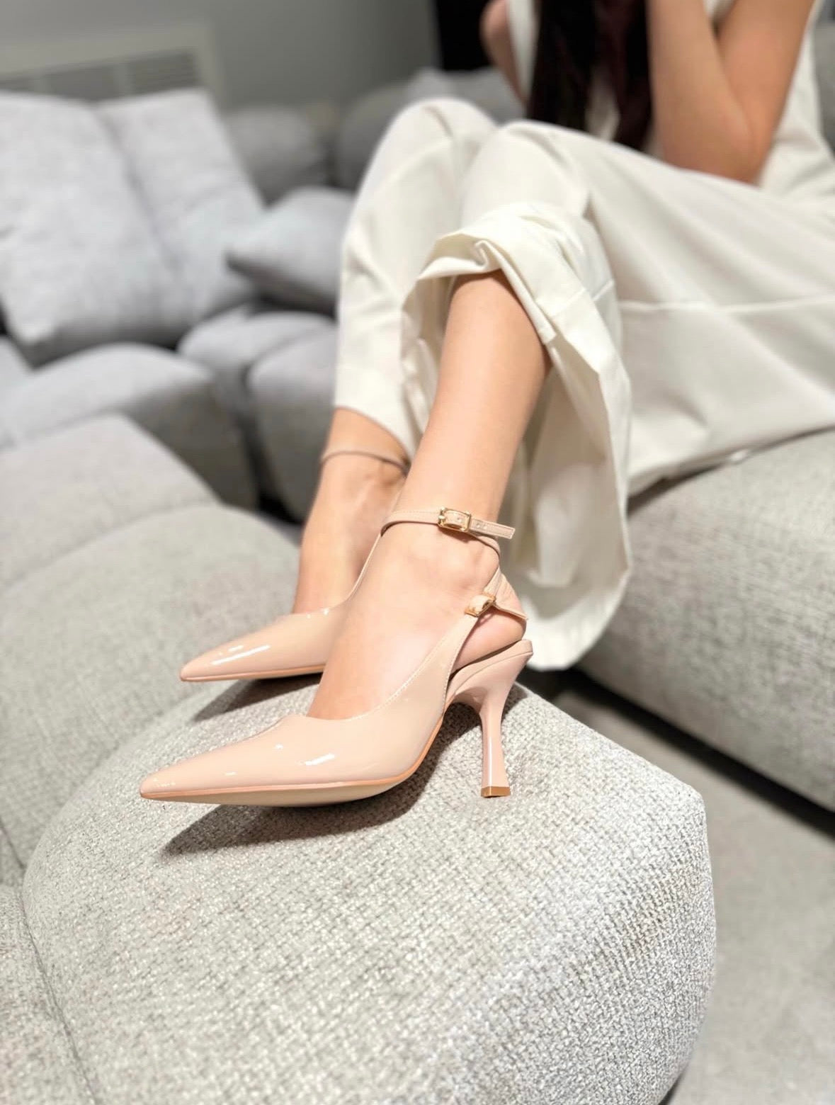 Slingback Benin Nude