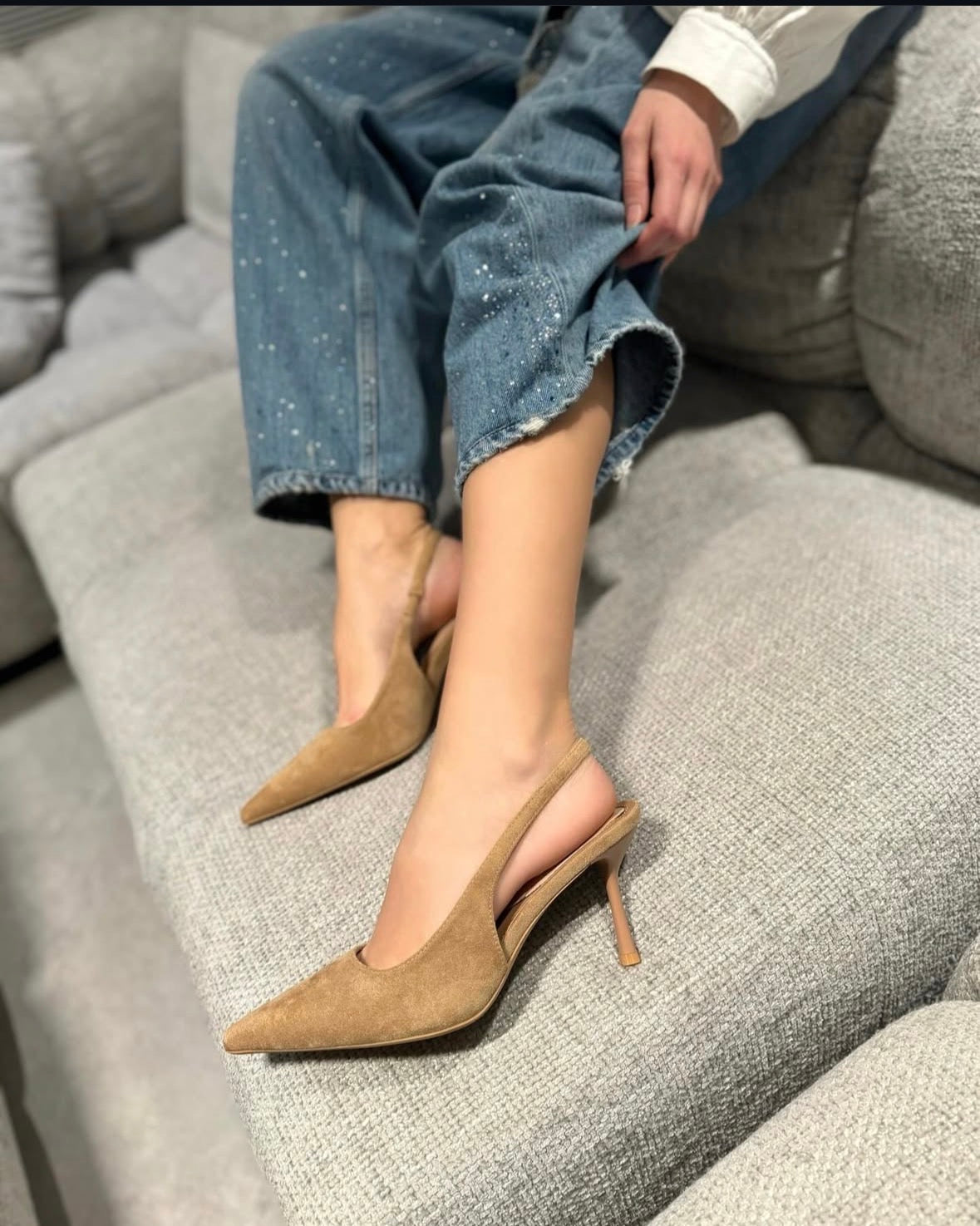 Slingback Paola Beige