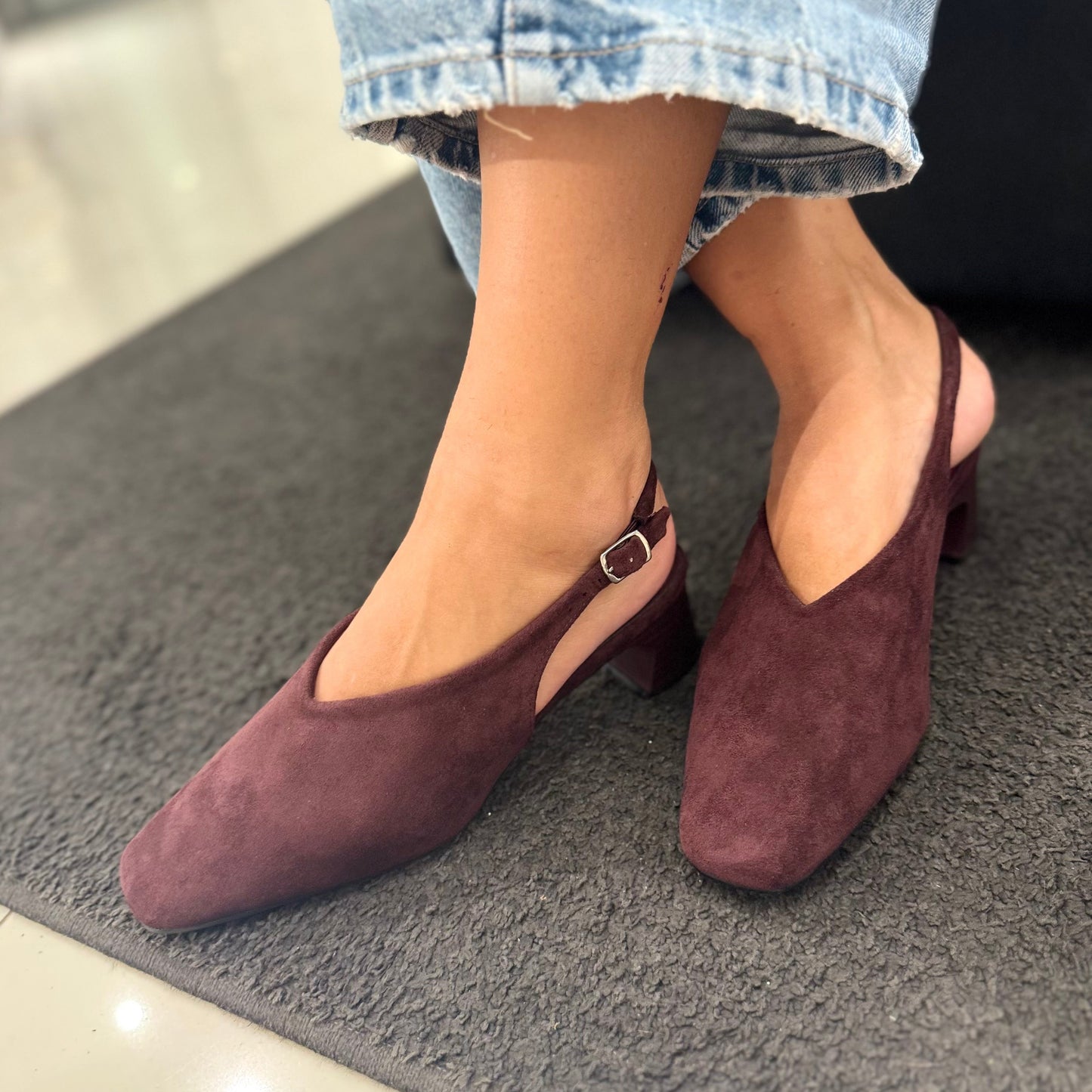 Slingback Cleria Wine
