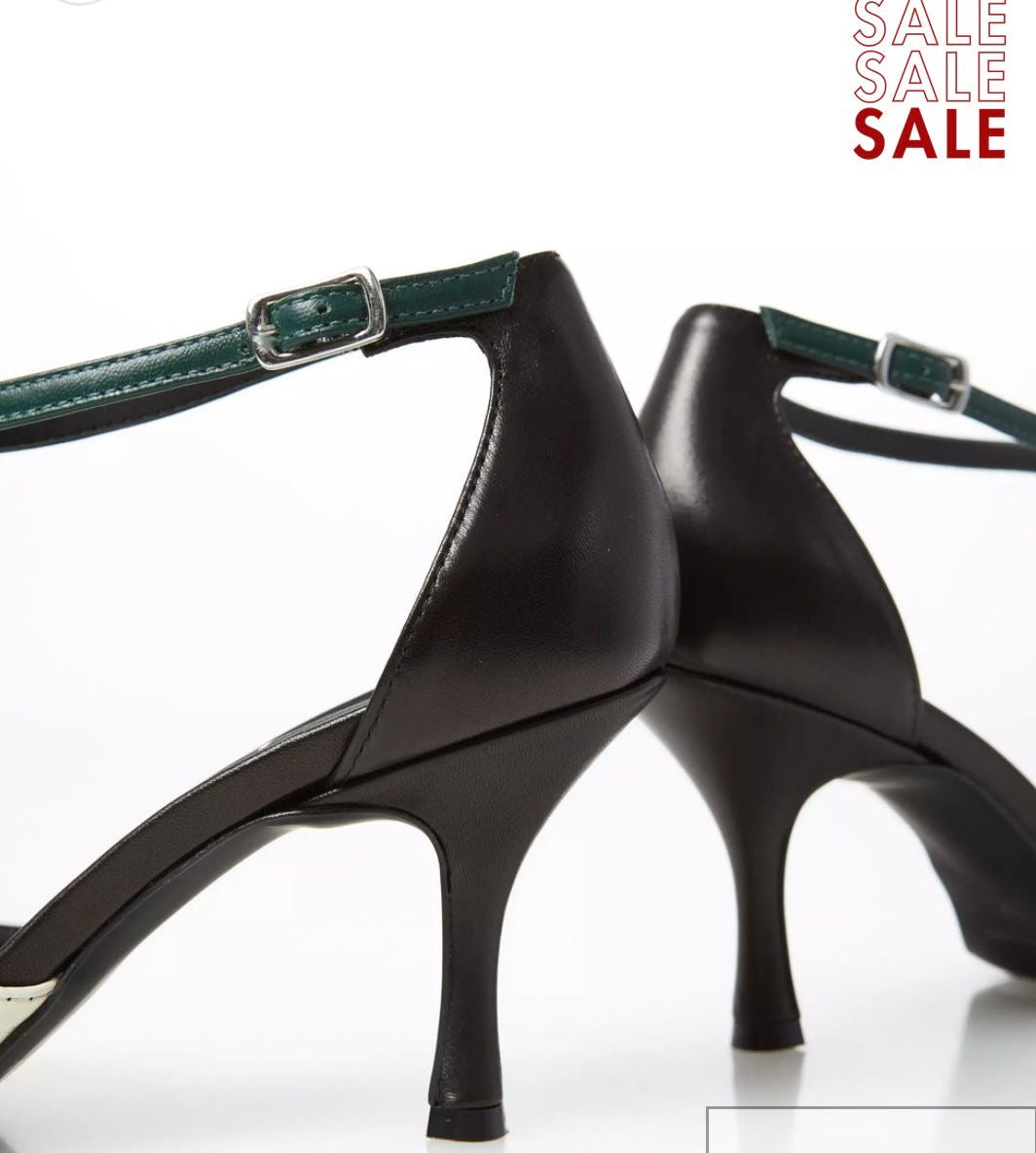 Décolleté Ovyè Pelle Tofu-Verde