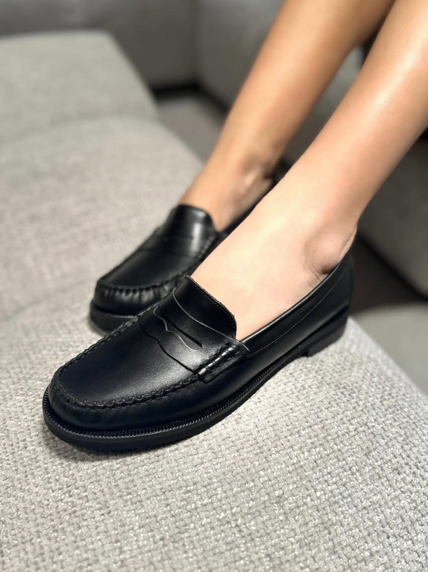 Mocassino Anami Vera Pelle Black