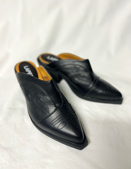 Sabot Modello Texano Nero