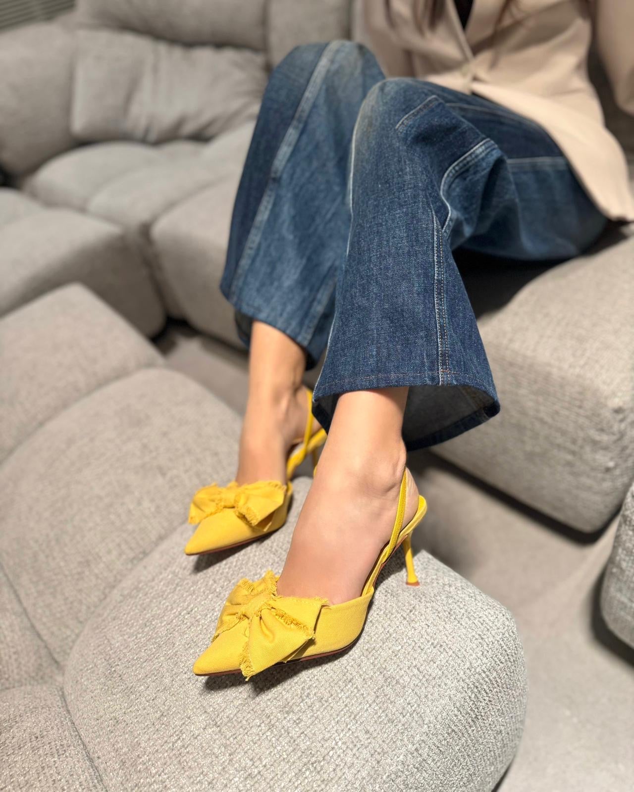 Slingback Adriana Yellow