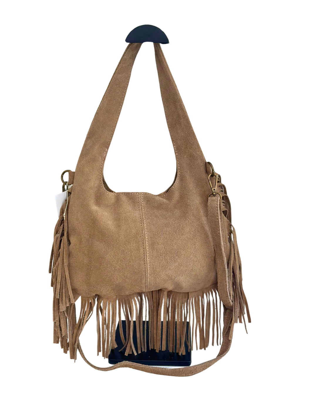 Borsa Gianna Khaki Vero camoscio