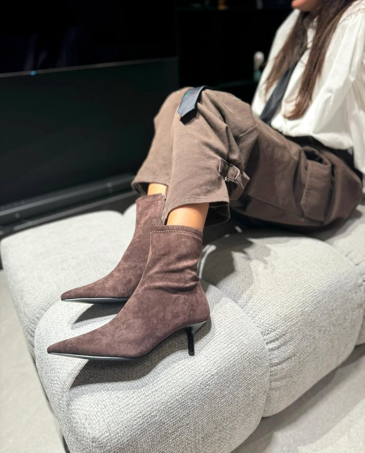 Stivaletto Amelie Camoscio TDM