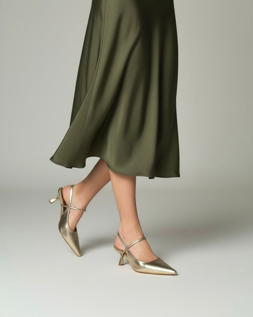Slingback Flavia Gold