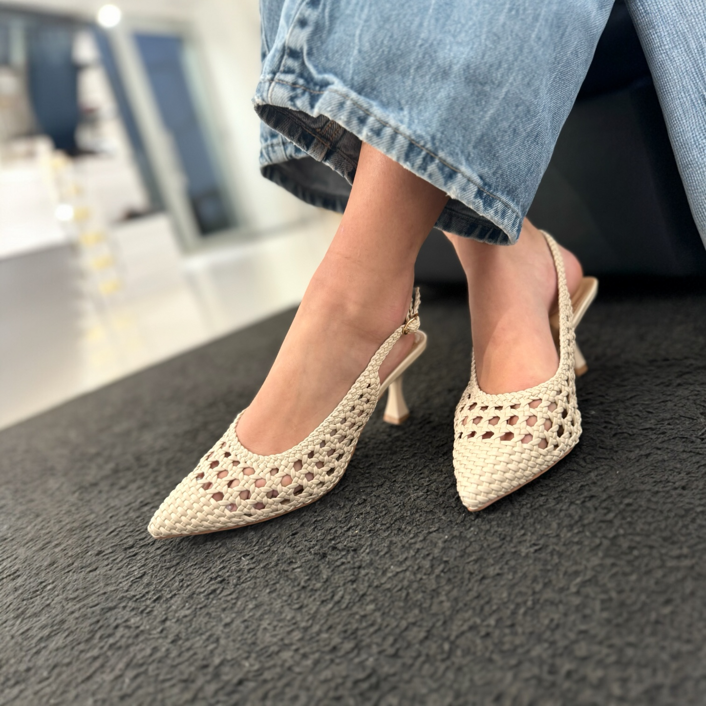Slingback Positano Panna