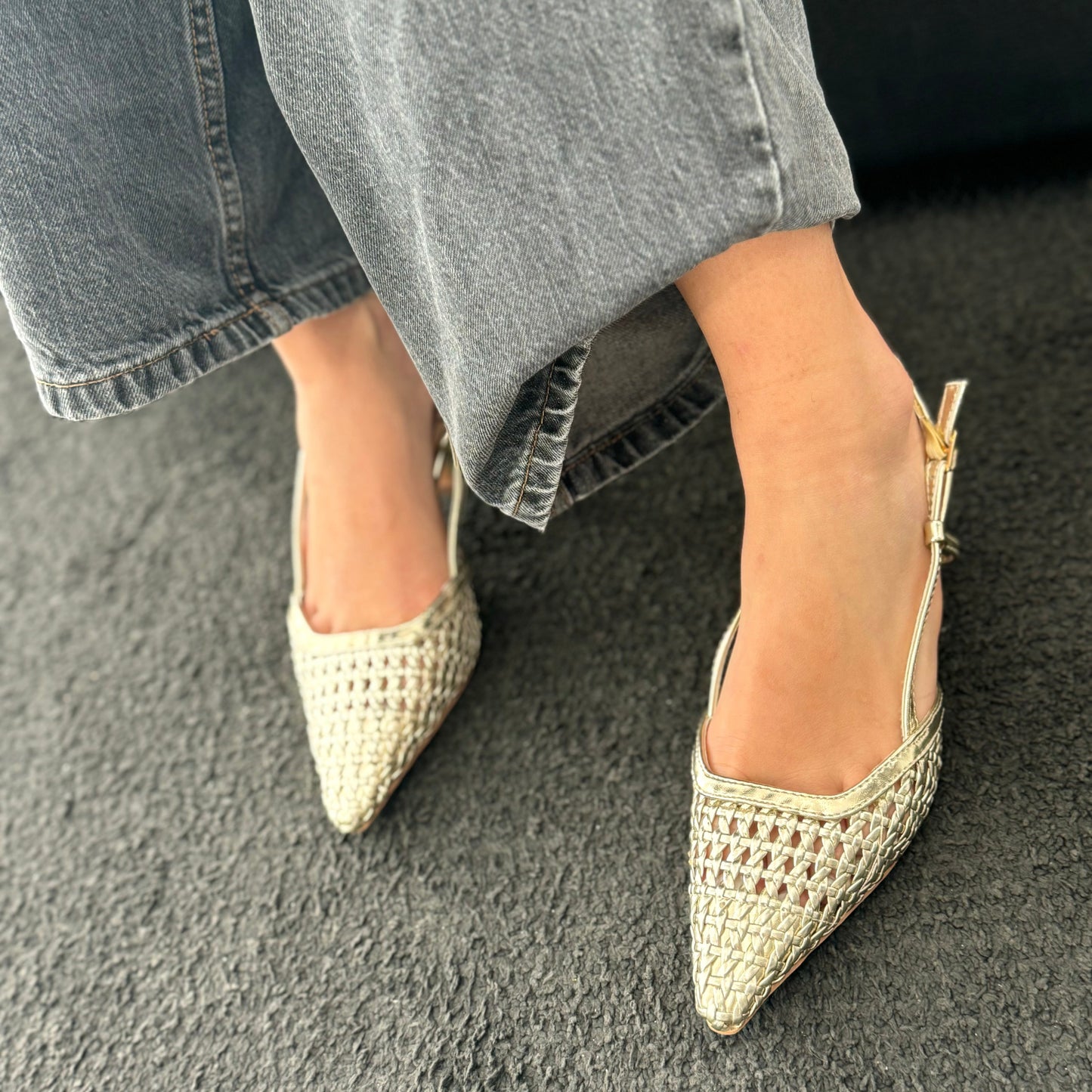 Slingback Margherita Gold