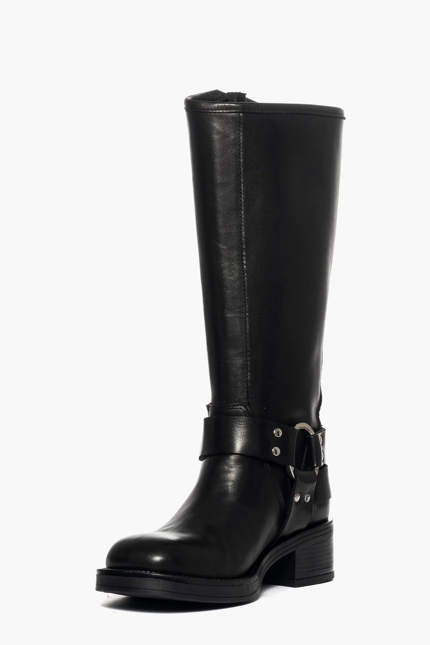 Biker in Vera Pelle Lia Diva Black