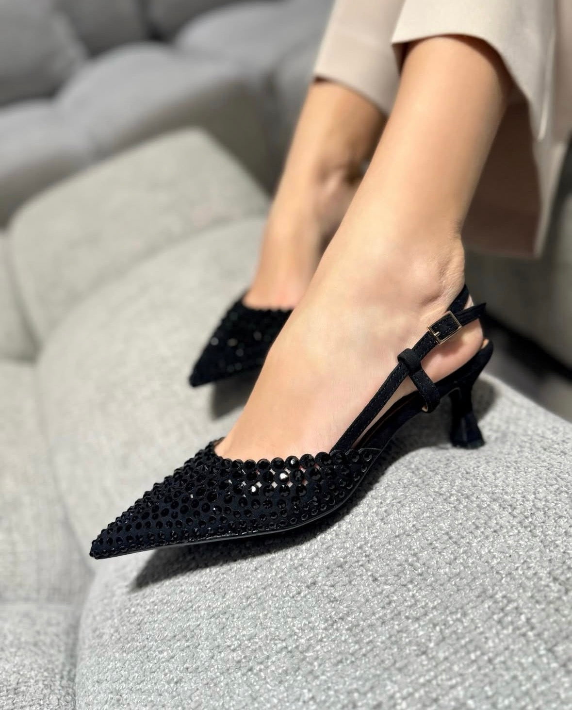 Slingback Vera Black