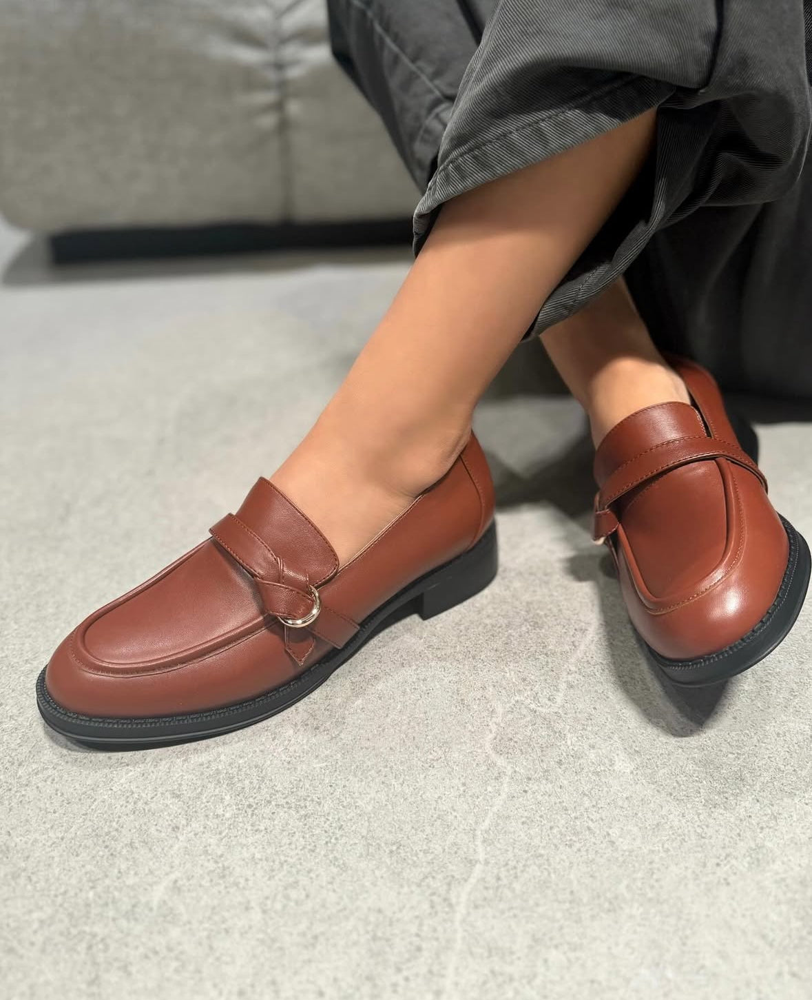 Mocassino Nora New York Cuoio