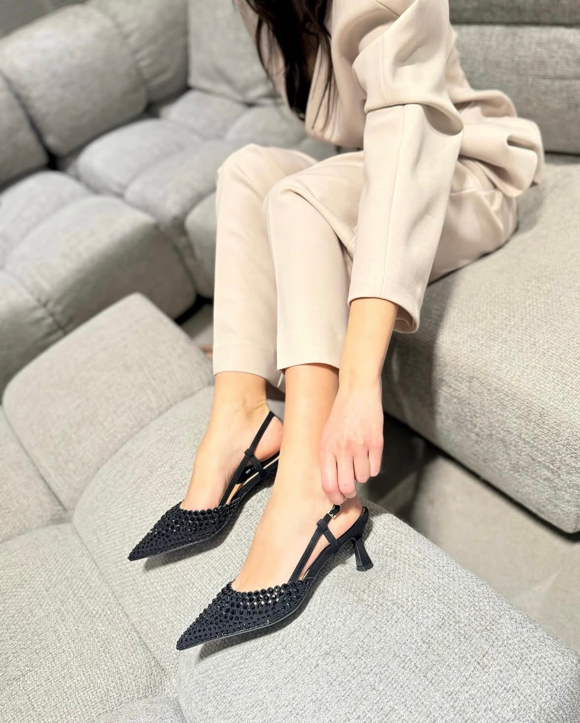 Slingback Vera Black