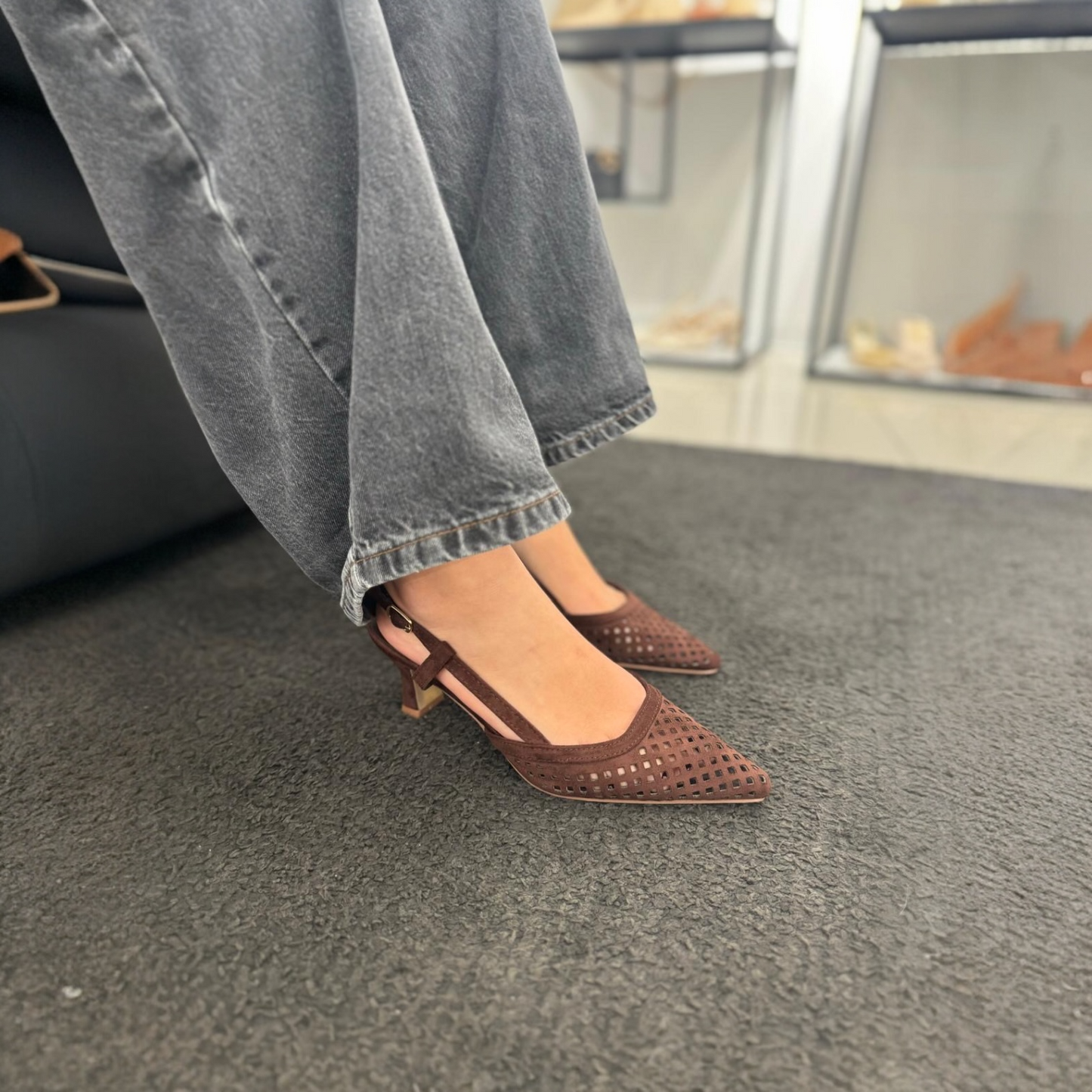 Slingback Susy Brown