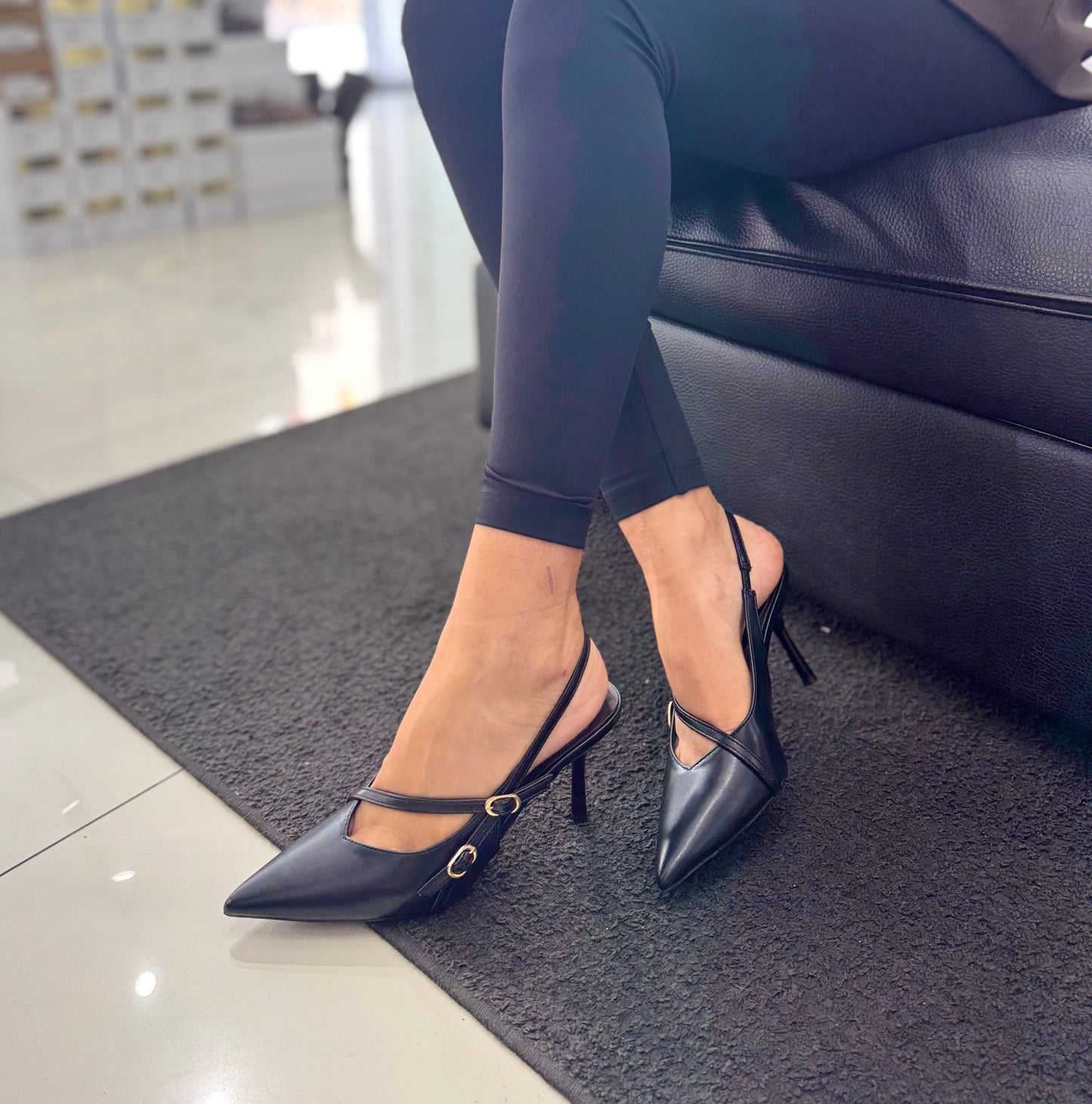 Slingback Renè Black