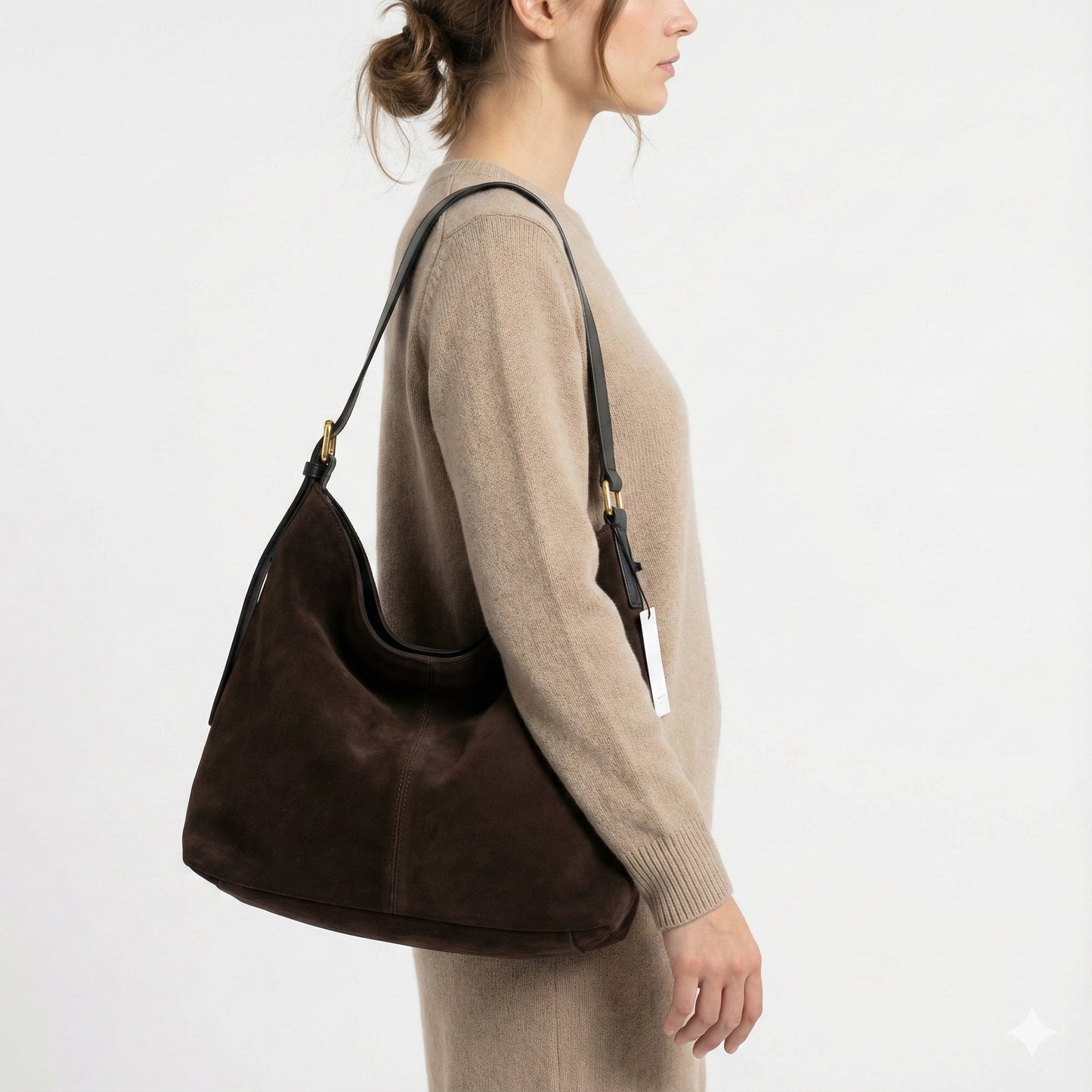 Borsa A Spalla Kelly Vero Camoscio TDM