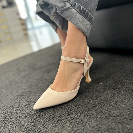 Slingback Isabella Beige