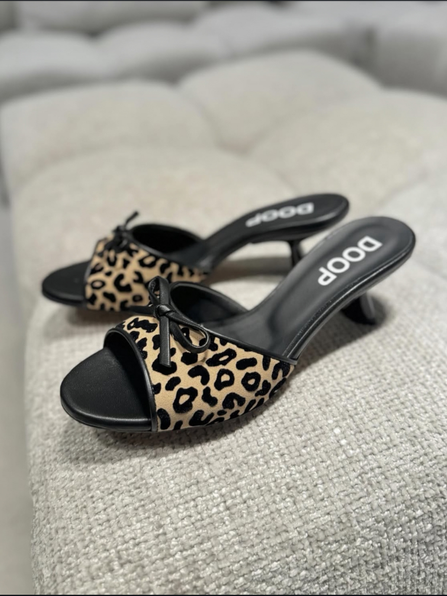 Sabot Doop Maculato+Pelle Nero