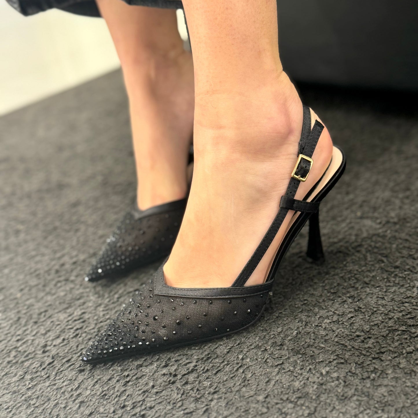 Slingback Elena Black