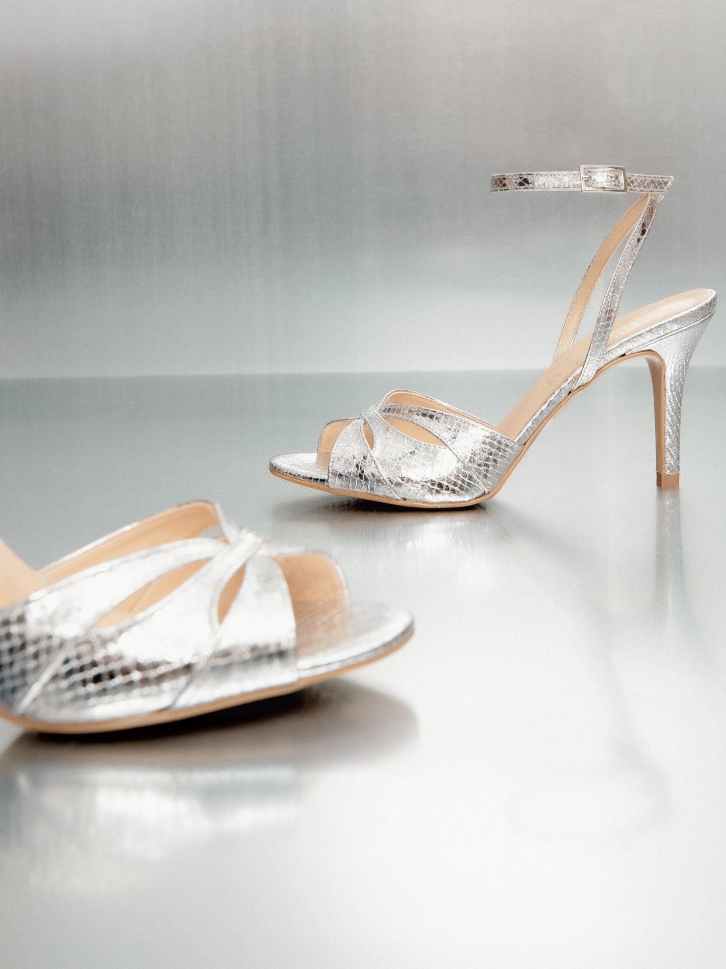 Sandali Laminati Argento Ovyè