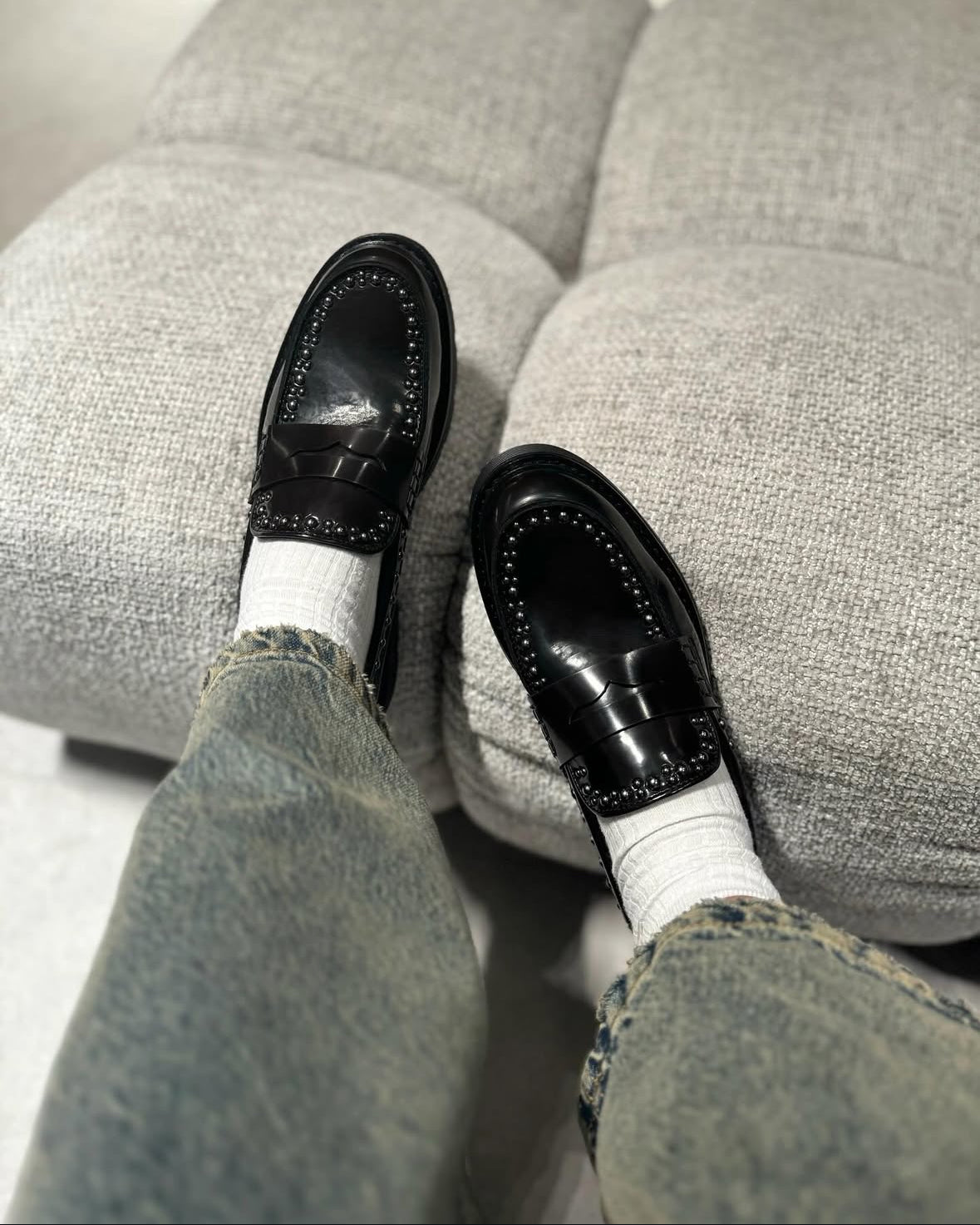 Mocassino Ovyè Nappa Nero