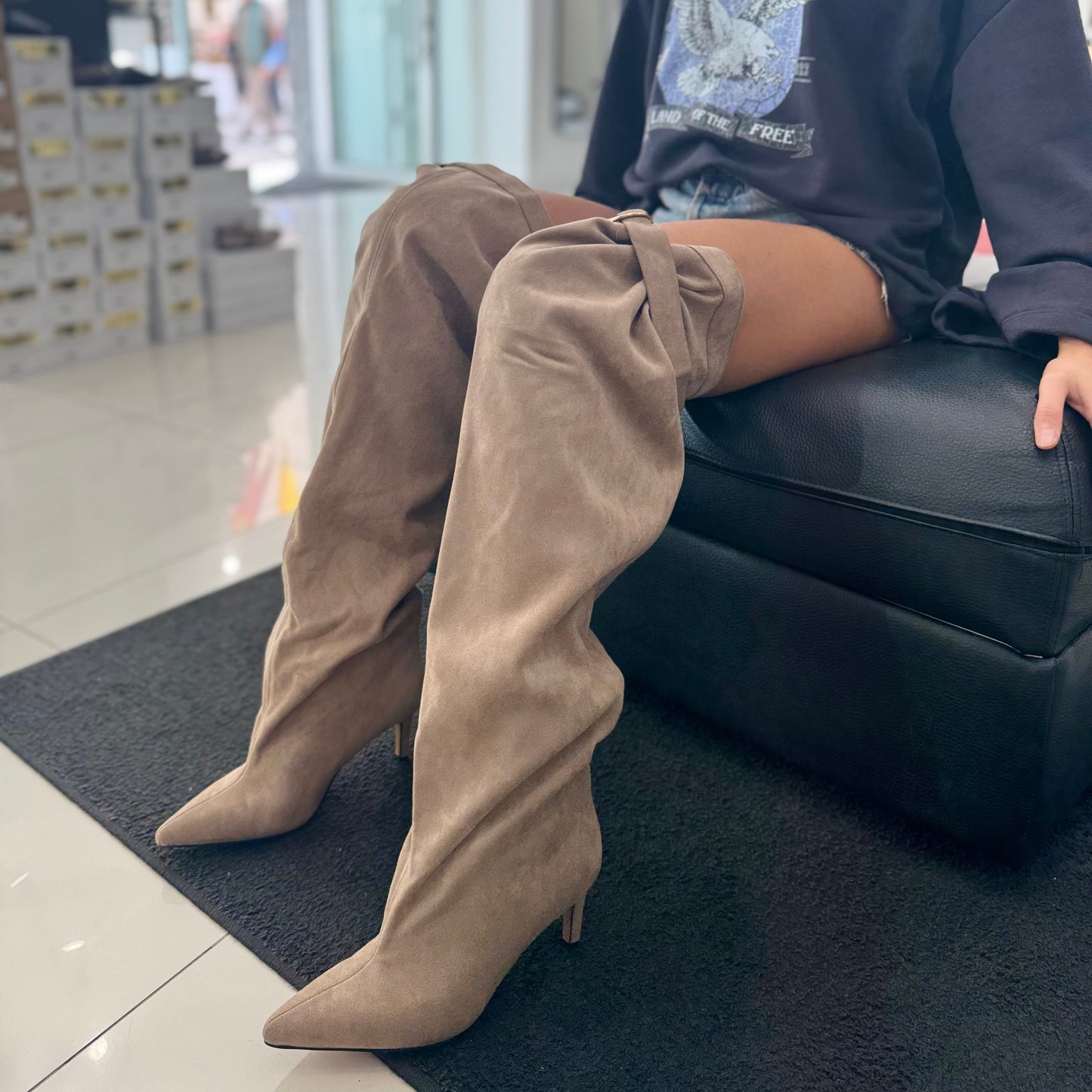 Stivale Paola Khaki
