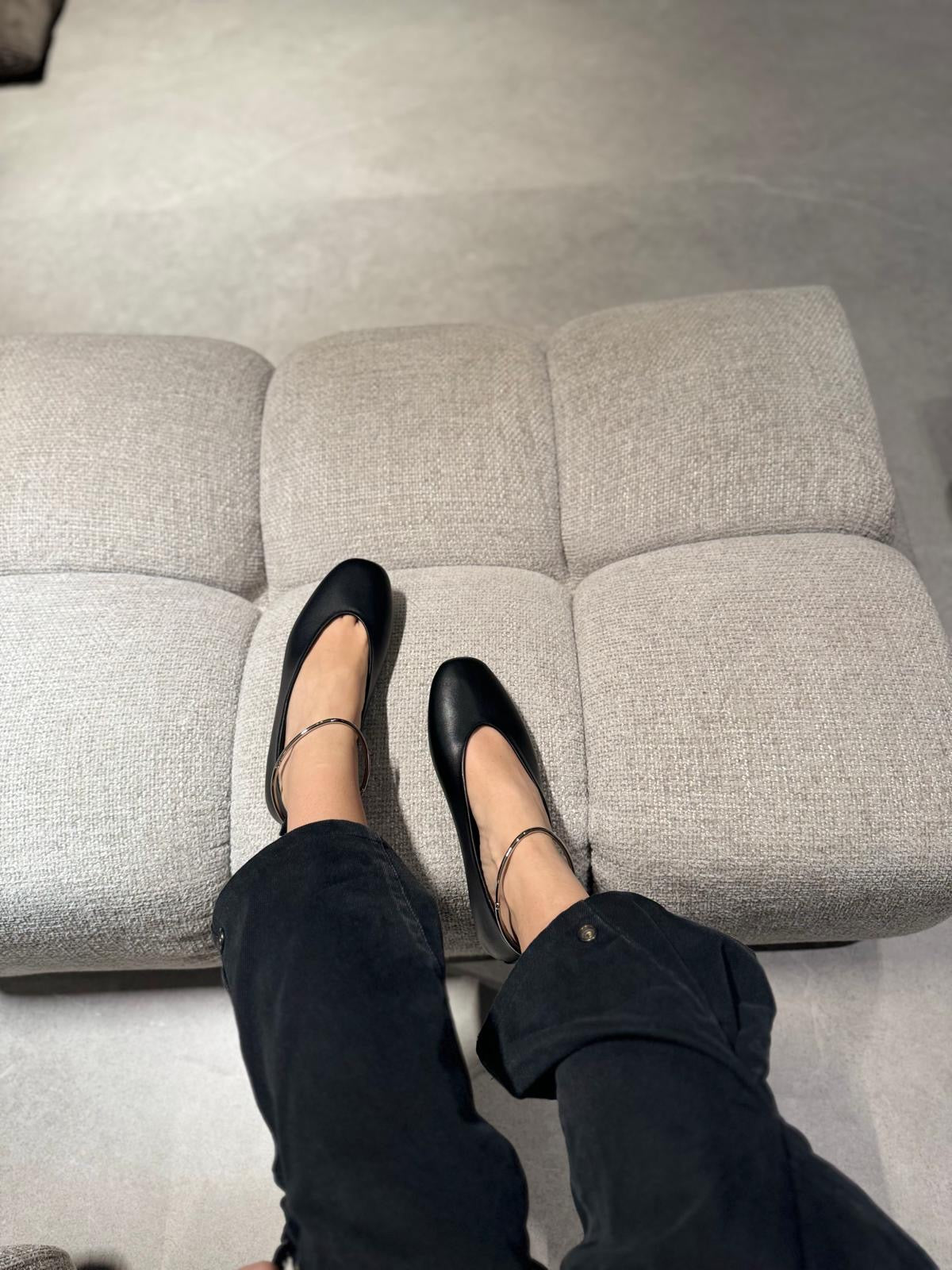 Ballerina Pixy Black Napa