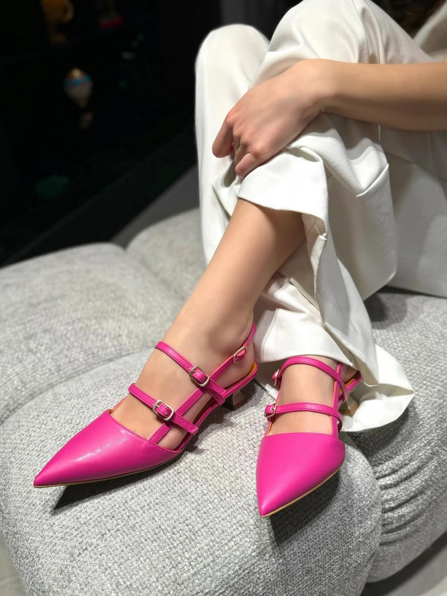 Slingback Lucrezia D'Altavilla Fucsia