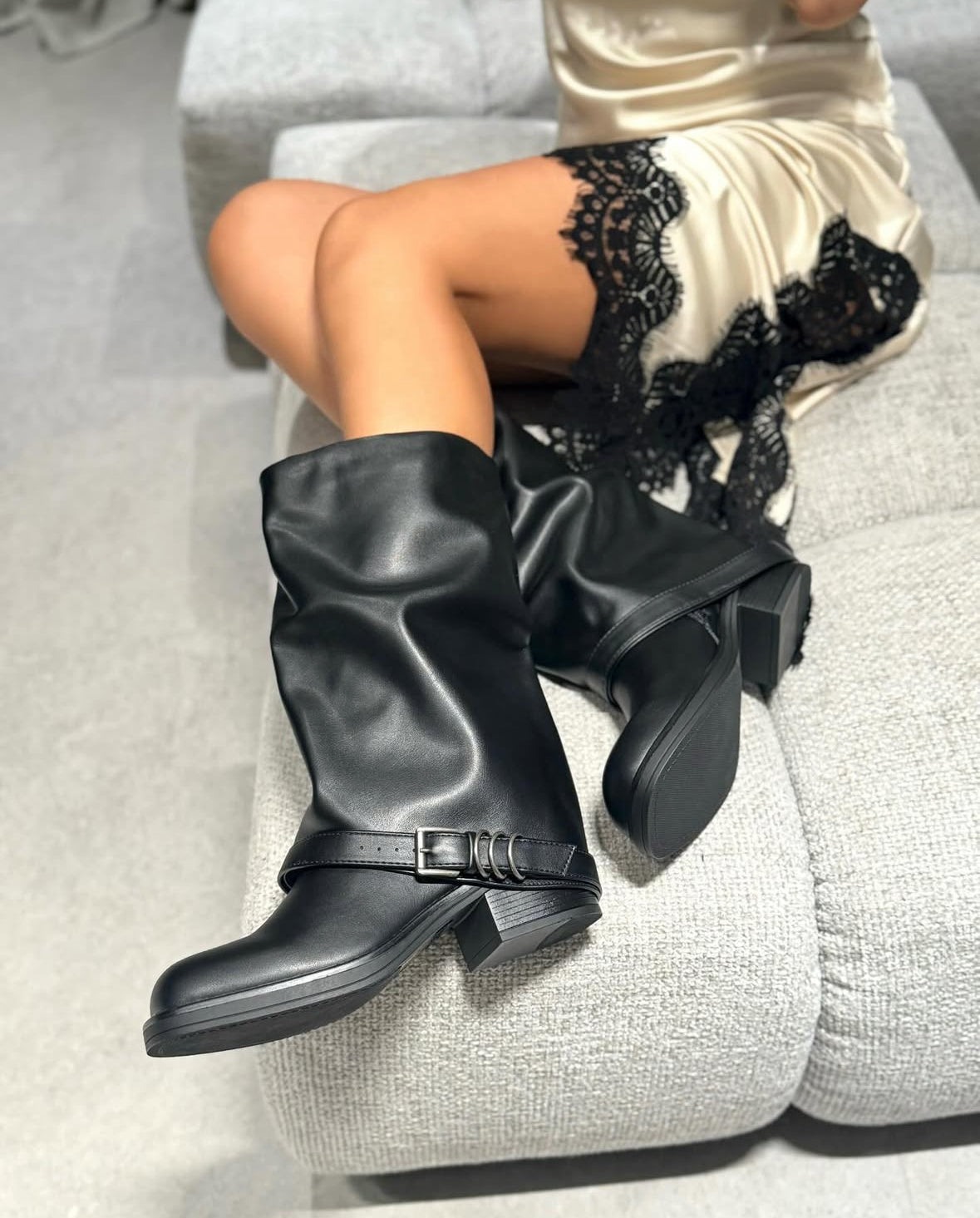 Stivale Donatella Black