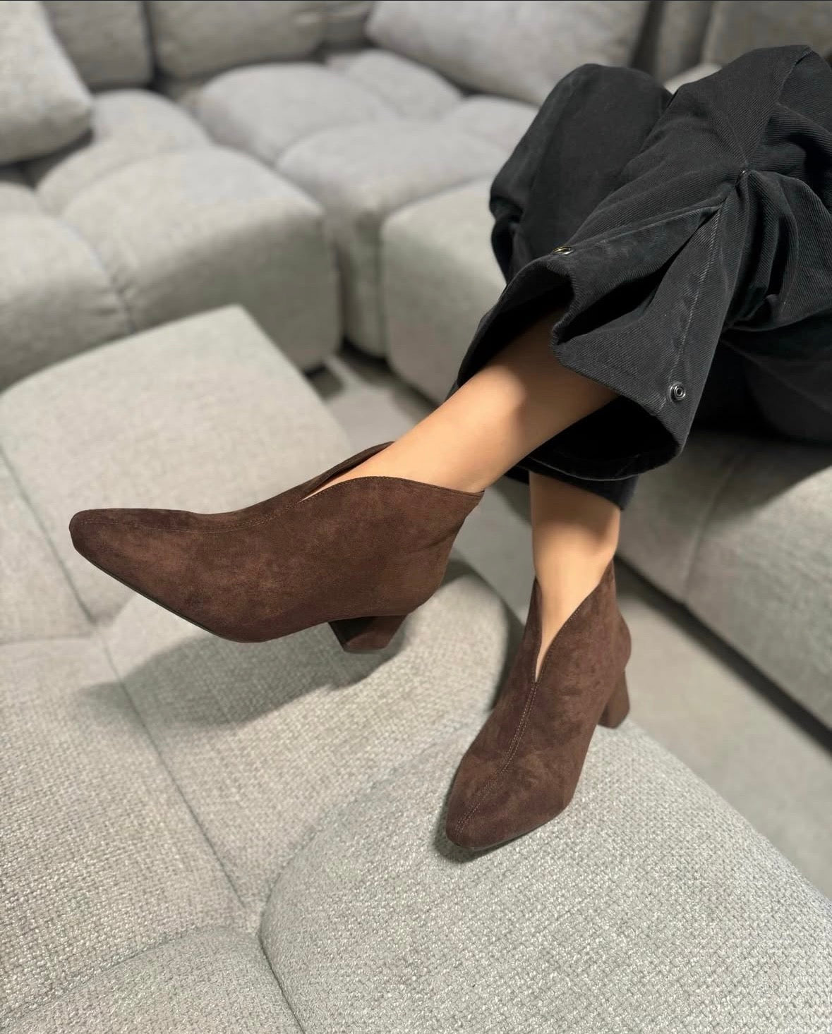 Stivaletto Sandra Camoscio TDM