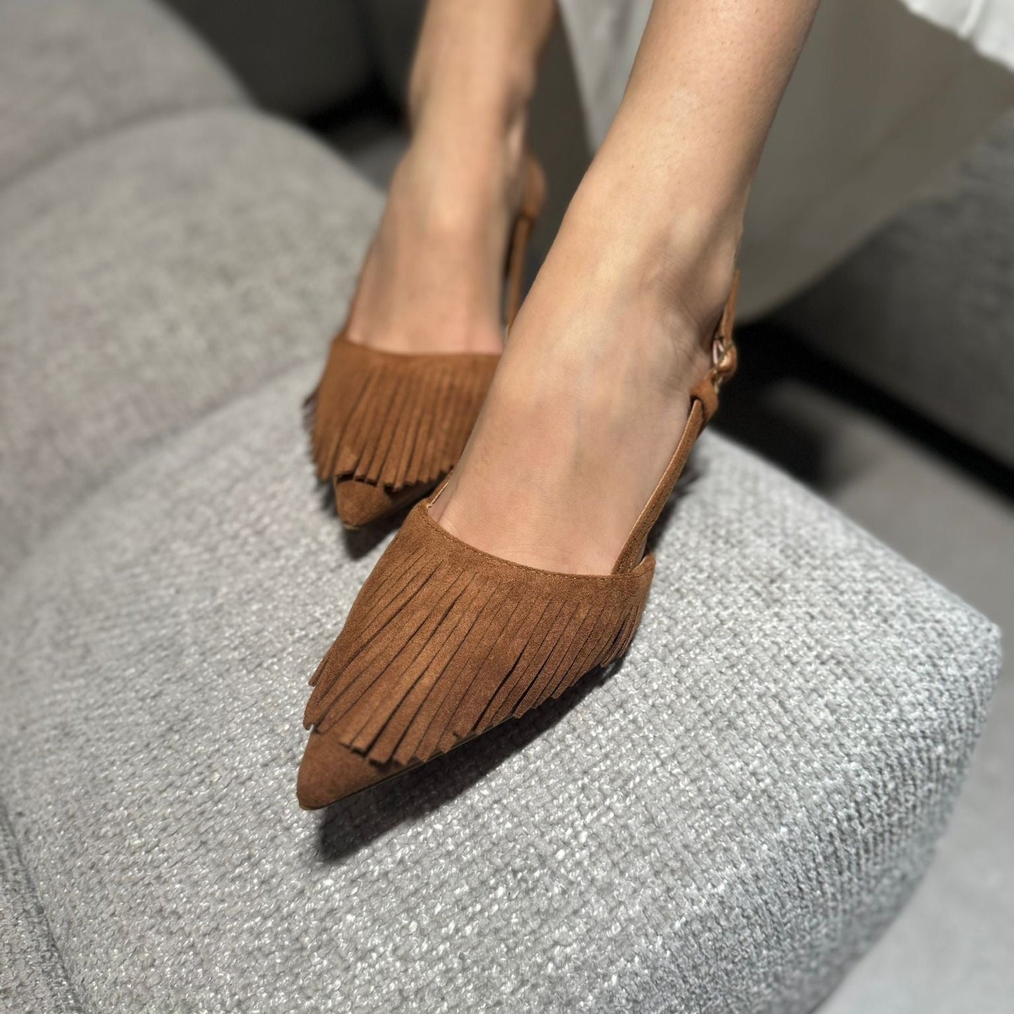 Slingback Zanzibar Cuoio