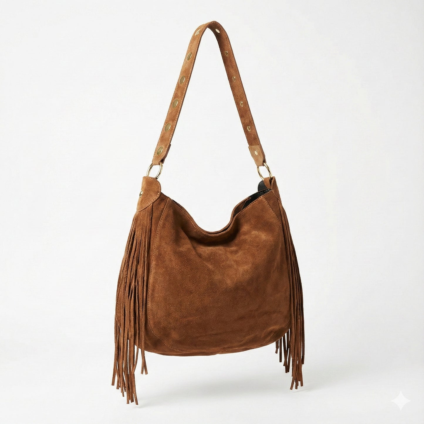 Borsa Sara Brown Vero Camoscio