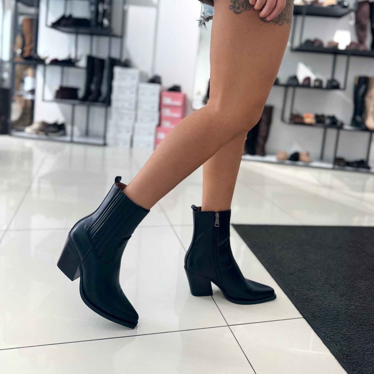 Stivaletto Texano Ilaria Black