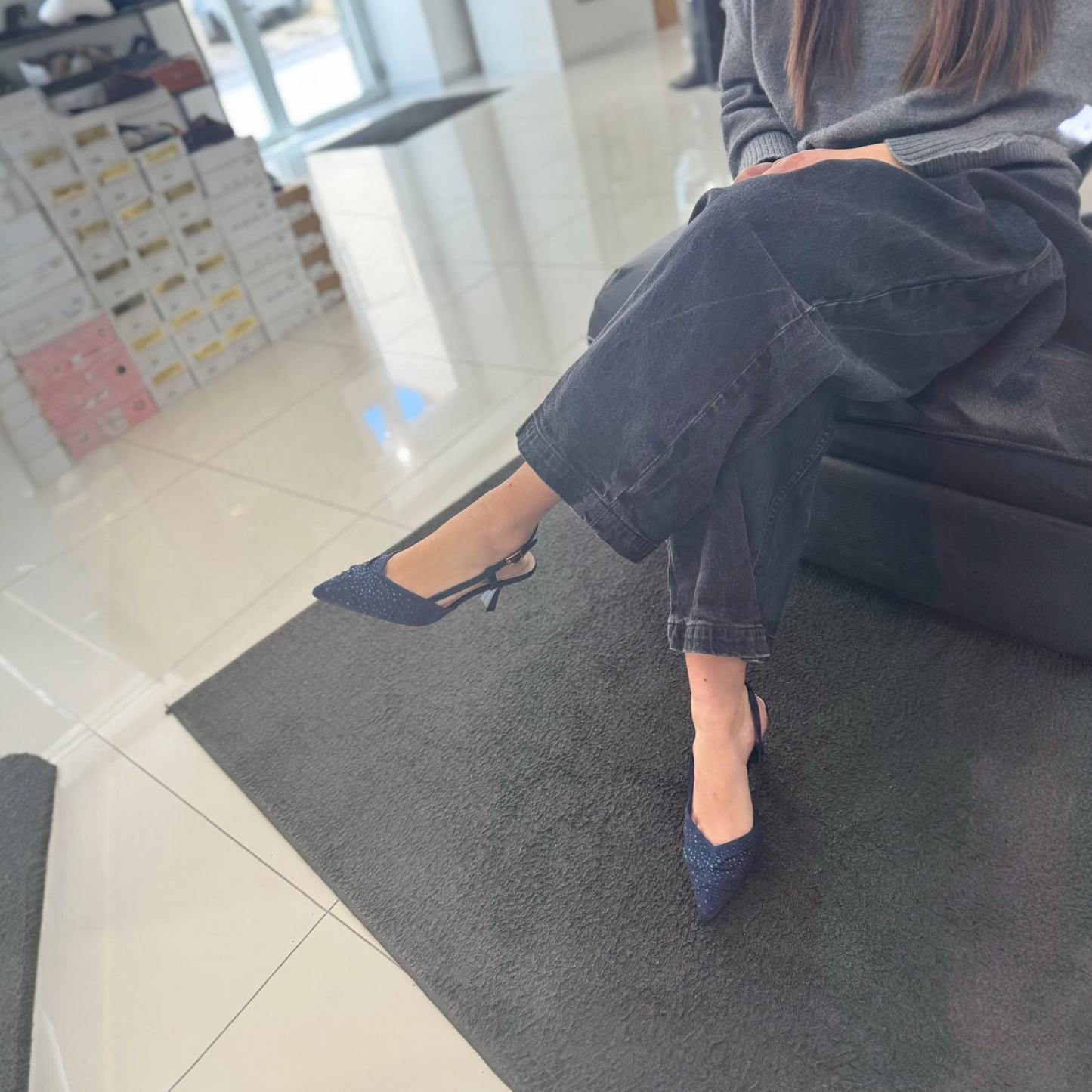 Slingback Soria Blue
