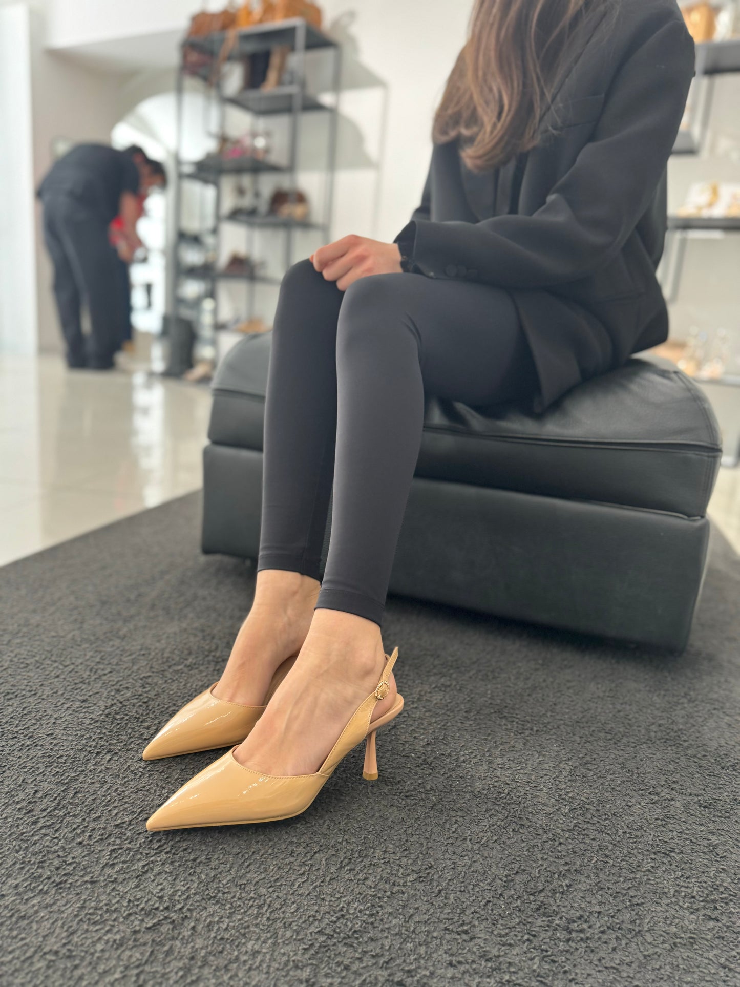 Slingback Nora NewYork Vernice Nude