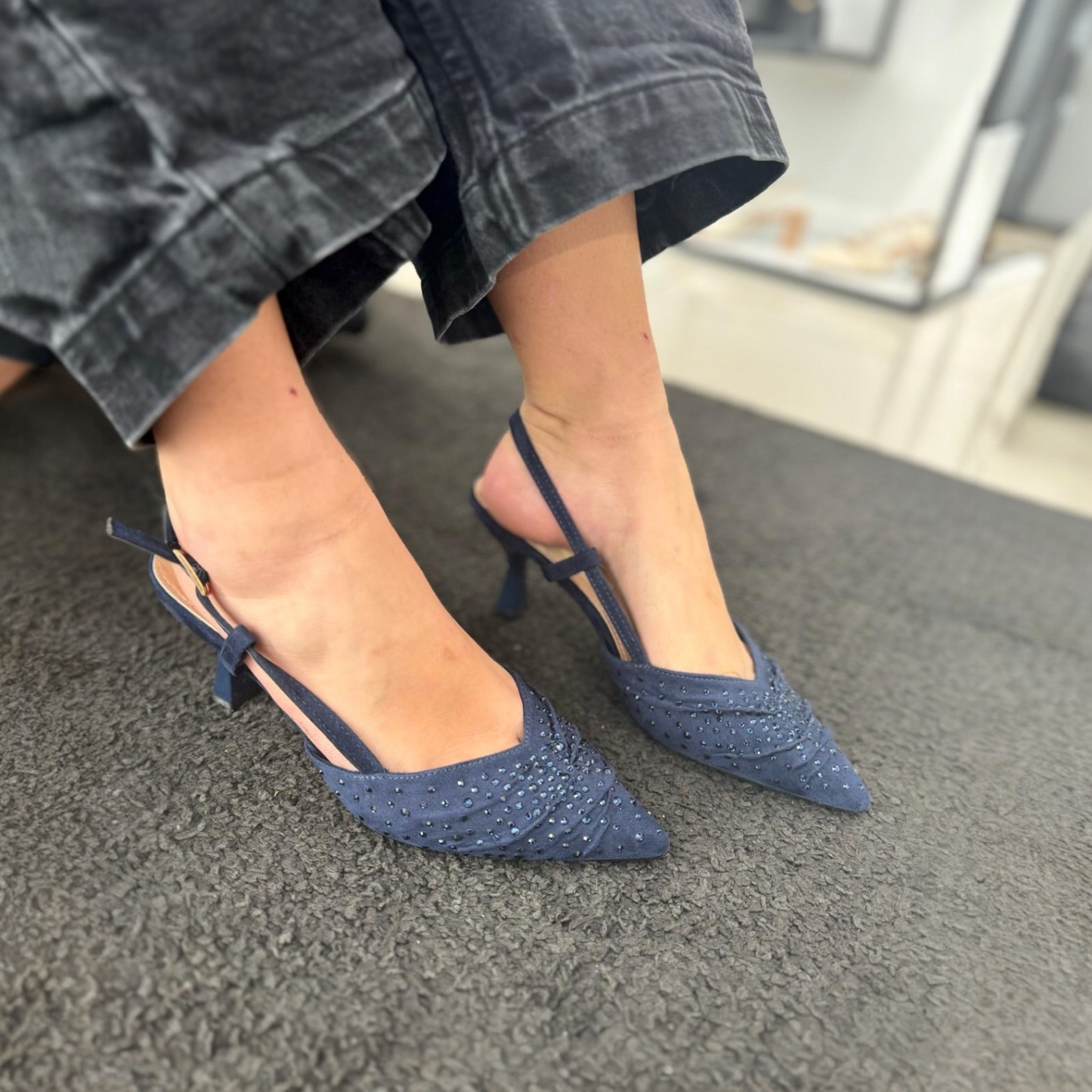 Slingback Soria Blue