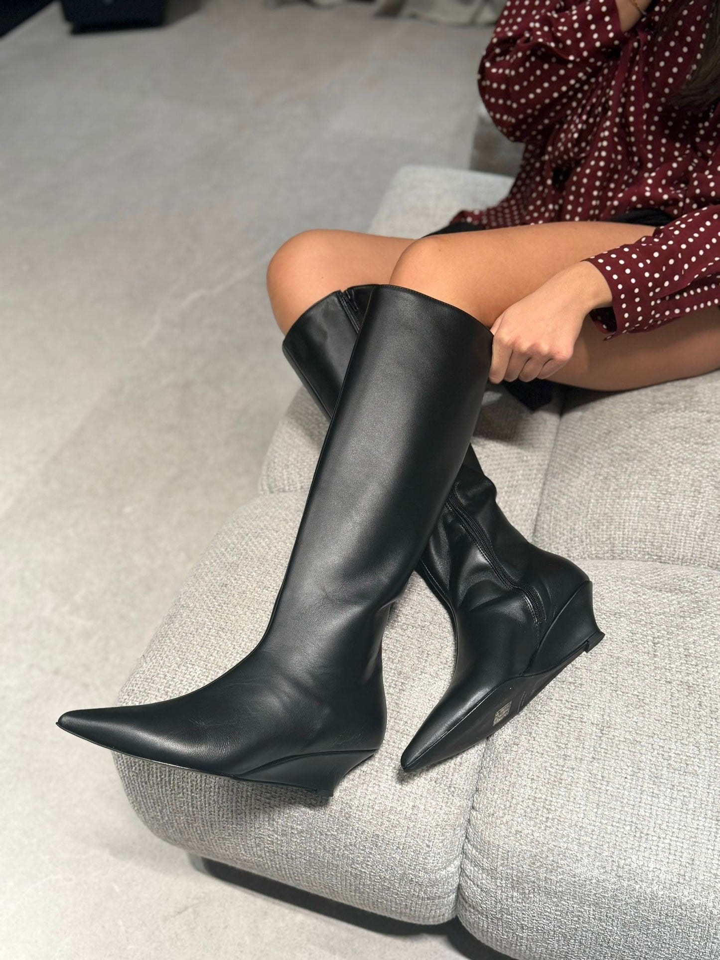 Stivale Anami Pelle Black