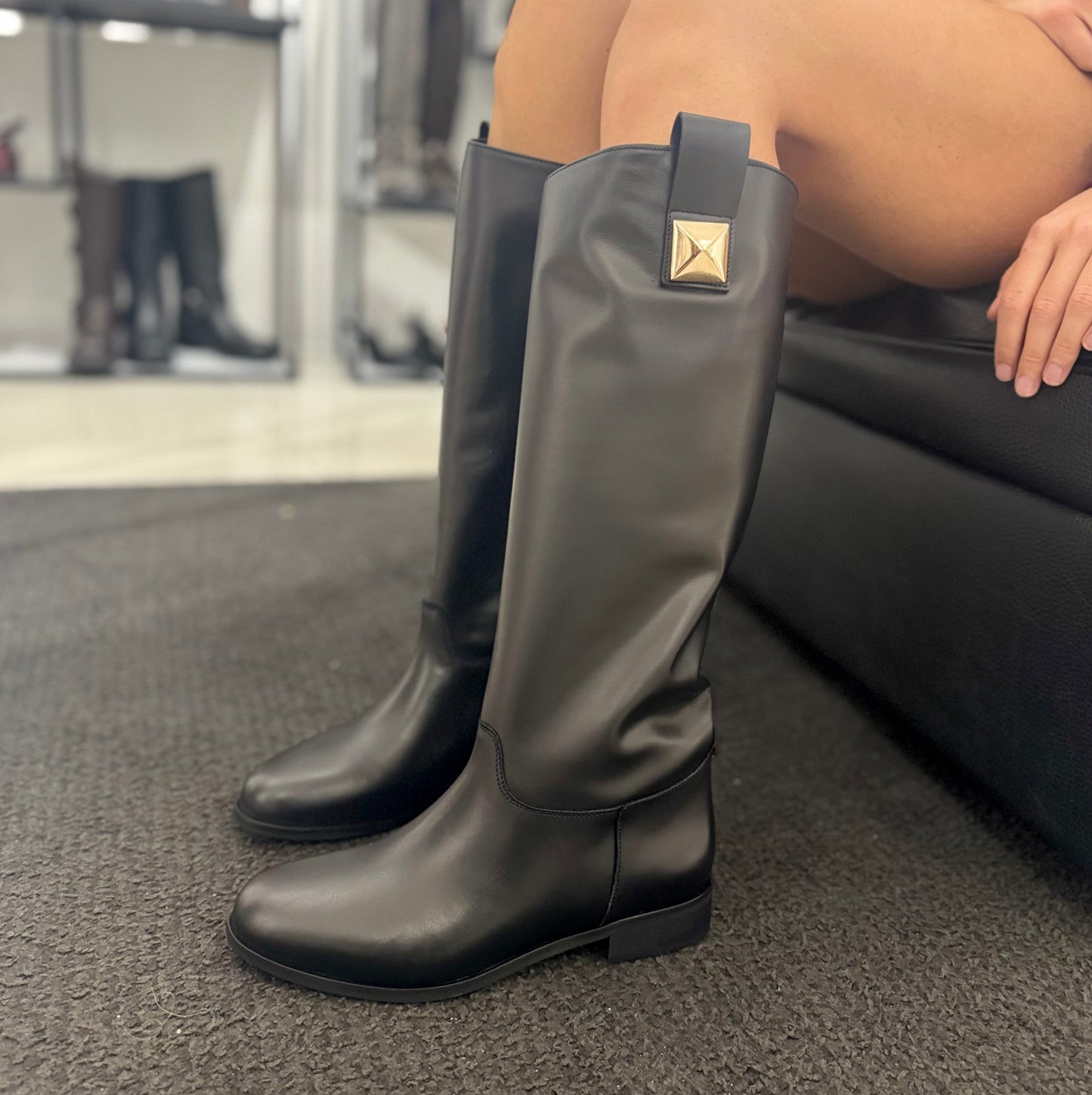 Stivale Lia Diva Pelle Nero