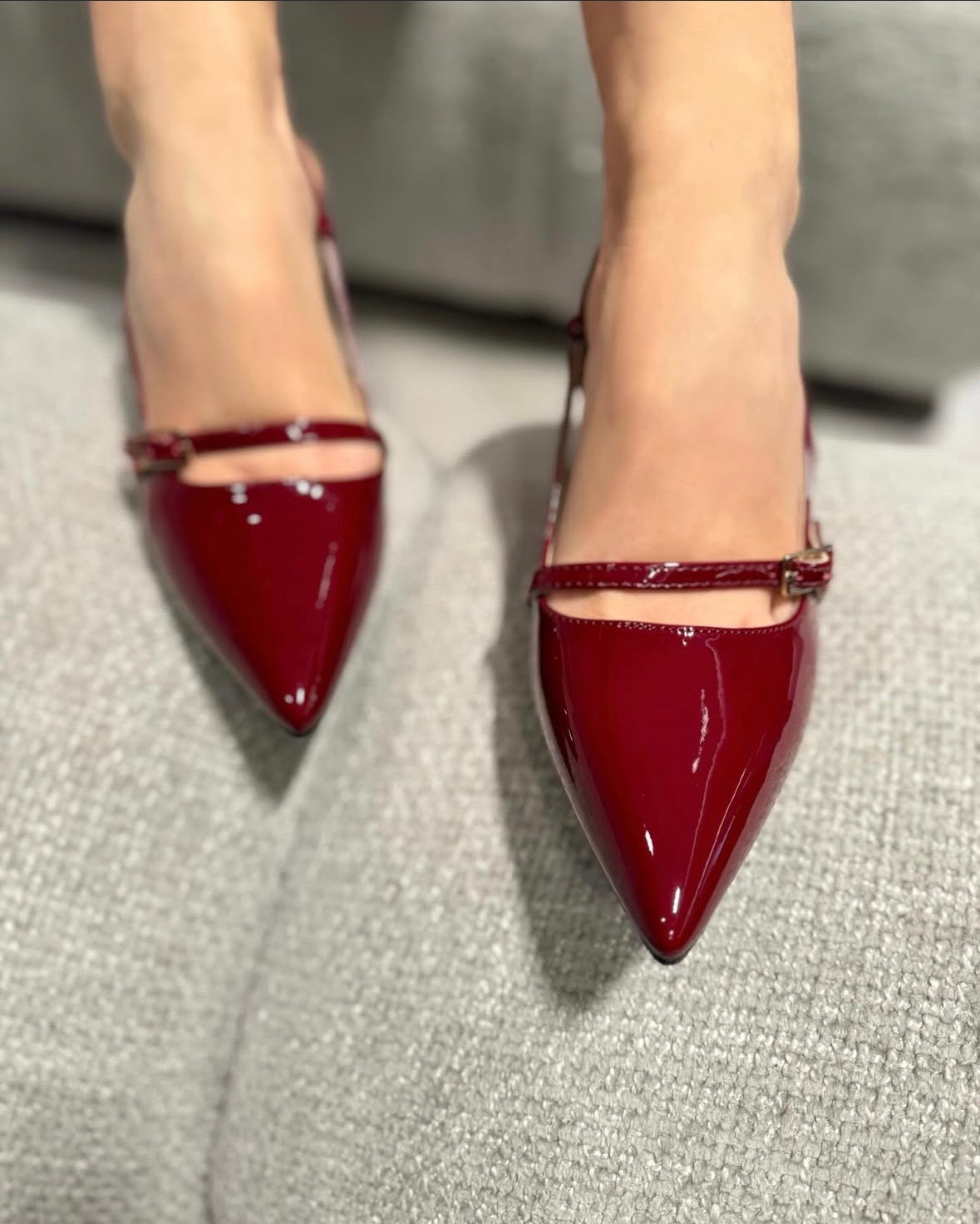 Slingback Angie Wine