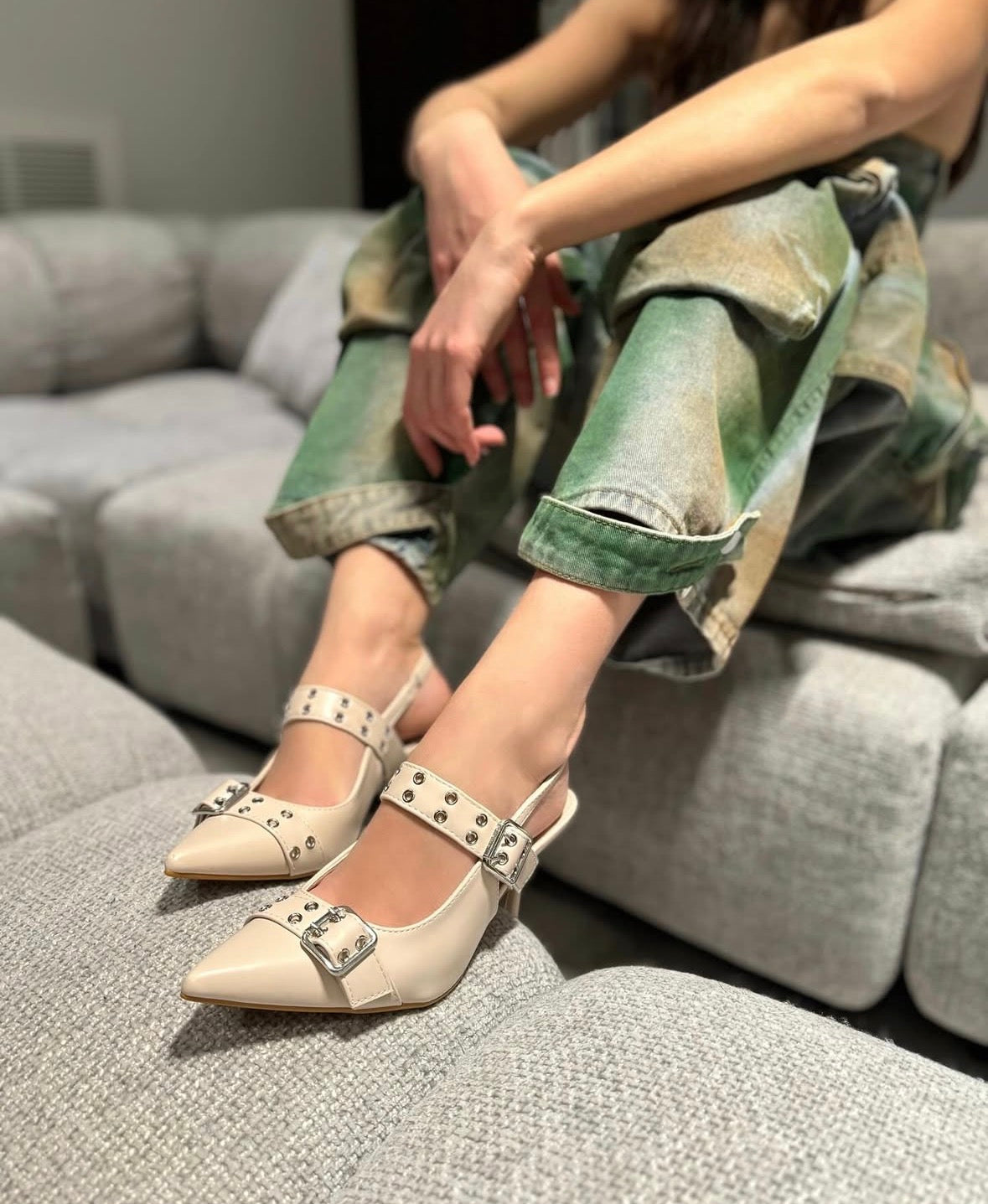 Slingback Q258 Panna