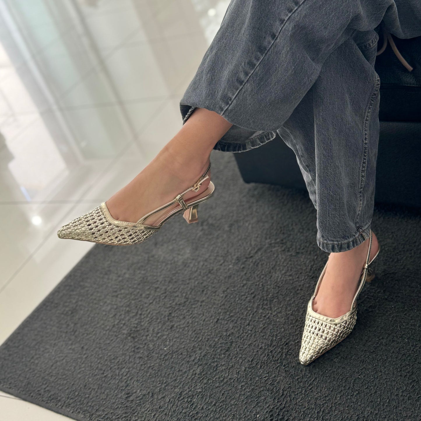 Slingback Margherita Gold