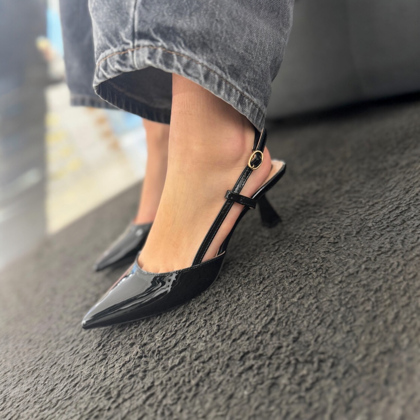 Slingback Teta Black