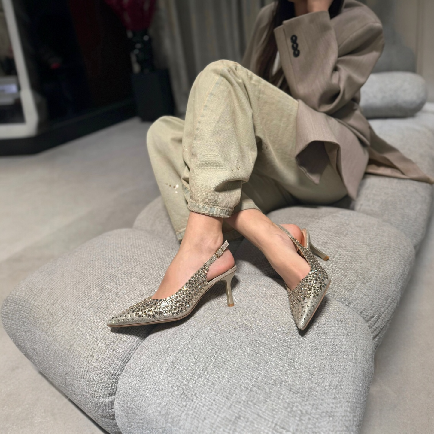Slingback Gemma Gold
