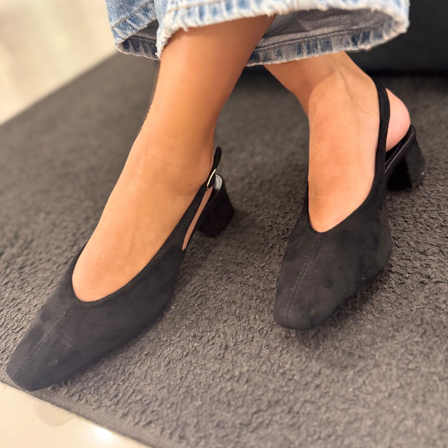 Slingback Sofia Black