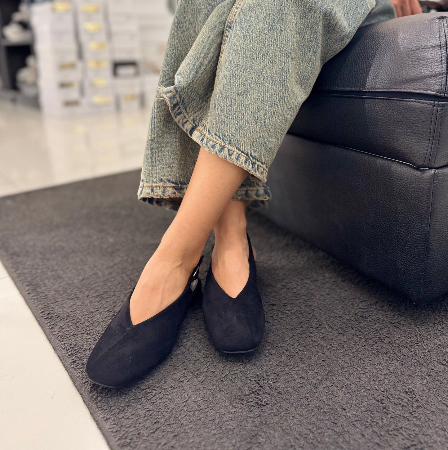 Slingback Amina Black