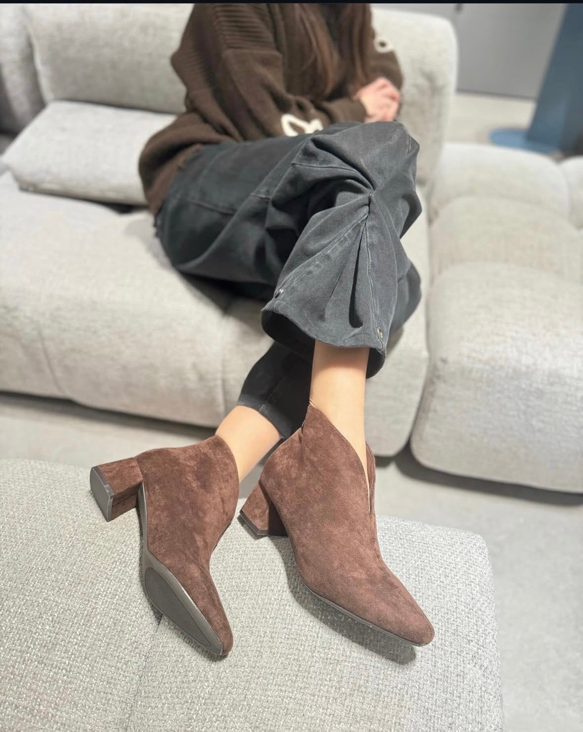 Stivaletto Sandra Camoscio TDM