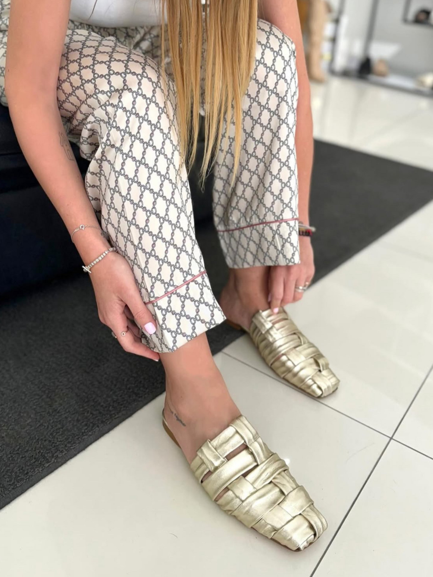 Sabot Bassi Ovyè Nappa Platino