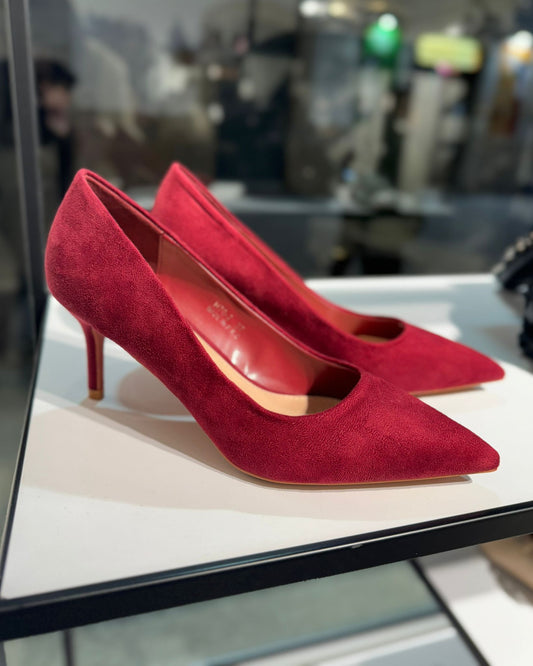 Decolletè H702 Camoscio Wine