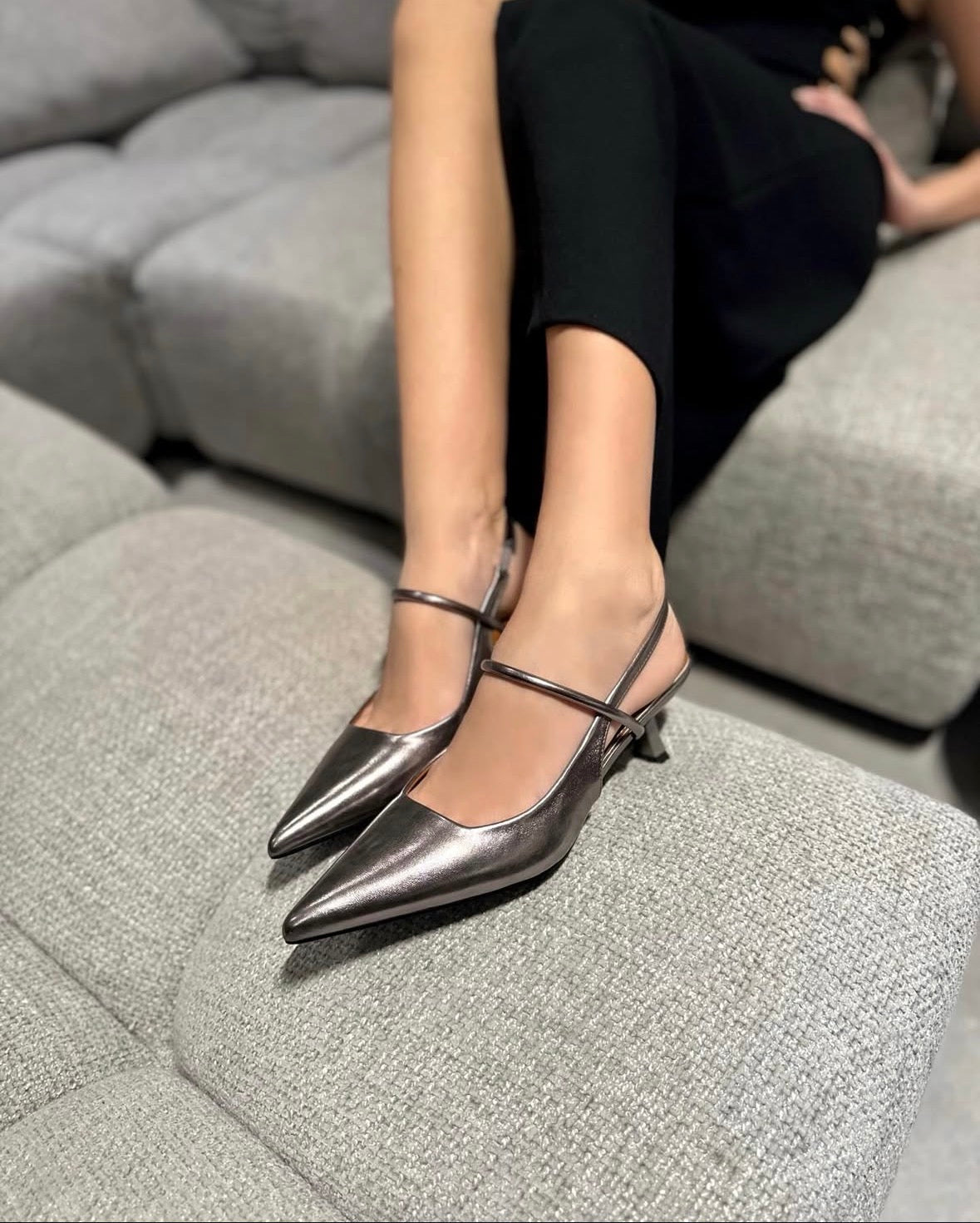 Slingback Flavia Gun