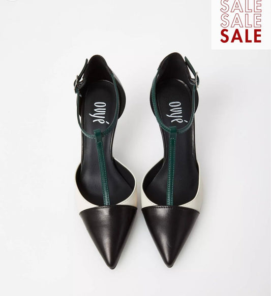 Décolleté Ovyè Pelle Tofu-Verde